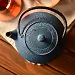 Turkish Linden-Sümbül Cast Iron Teapot (Blue)-750ml - Bambum - Image 2