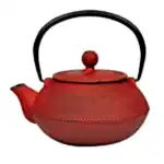 Turkish Linden-Sümbül Cast Iron Teapot (Red)-750ml - Bambum - Image 2