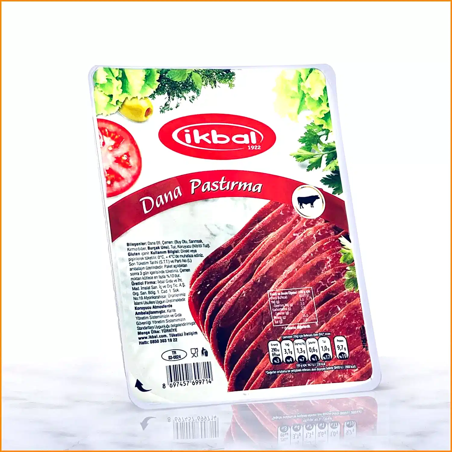 Turkish Beef PastÄ±rma (Basturma) Original - Ikbal