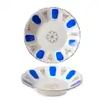 Tradational Blue Gilded Original Tea Plate (Acem)-6pcs-Porland - Image 2