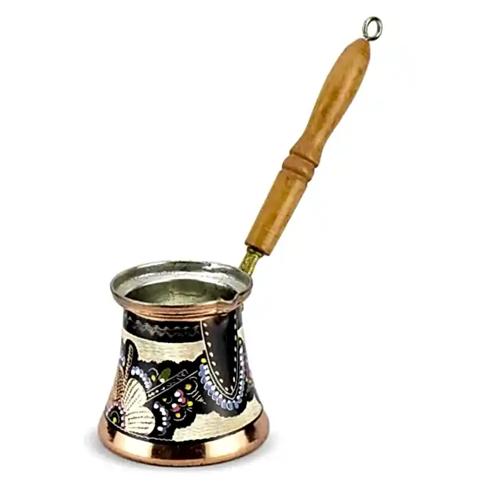 Turkish Copper Coffee Pot Handcrafted - Erzincan