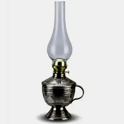 Turkish Copper Oil Lamp Handcrafted - Afitap