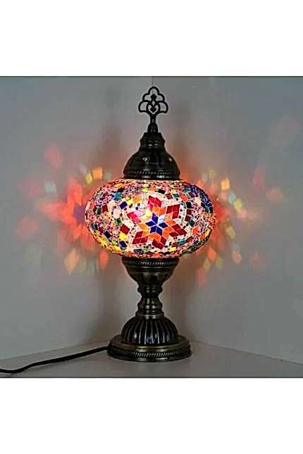 Turkish Mosaic Desktop Lampshade Lamp - Alev