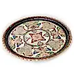 Turkish Tea Tray Handcrafted Copper - Nihal