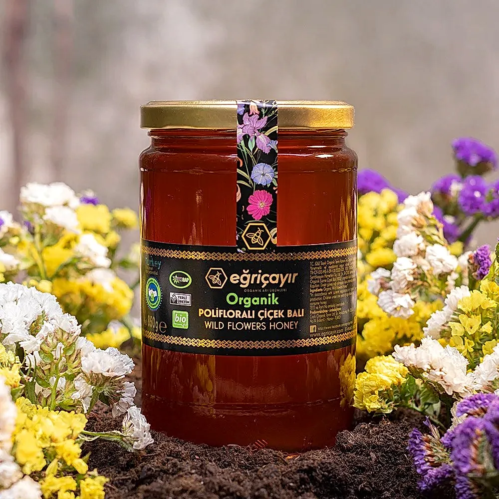 Turkish Natural Organic Flower Honey with Polyflora (Multi Flowered) - EgricayÄ±r