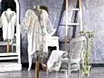 Turkish 100% Cotton (Venus) Honeymoon Bathrobe - Çeyiz Diyarı