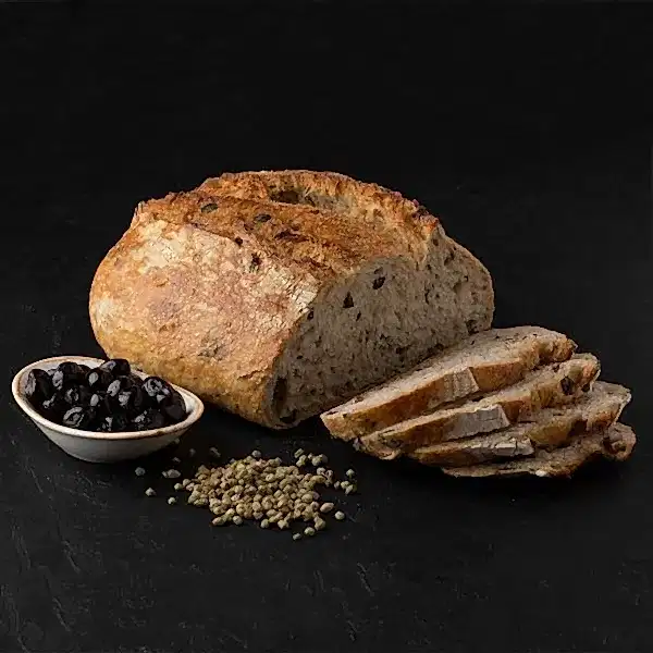 Turkish Sourdough Bread with Olives - 700g / 1.54lb - Image 2