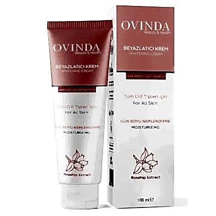 Ovinda Whitening & Spot Treatment Skin Cream for Face and Body (VITAMIN E - VITAMIN C) 100 ml